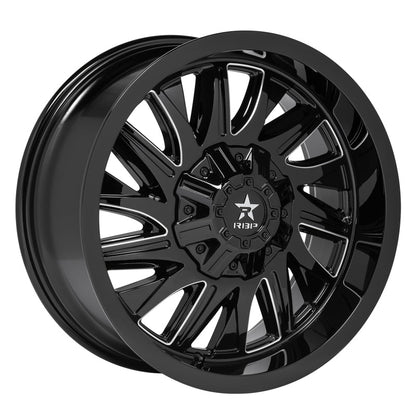 RBP 75R BATALLION GLOSS BLK W/MACH. GROOVE