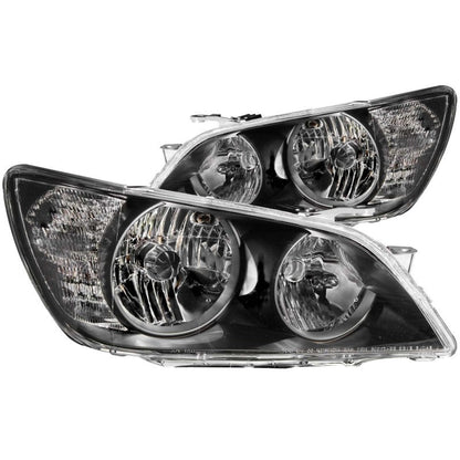 ANZO 2001-2005 Lexus Is300 Crystal Headlights Black - 121210-C-Dub Tech