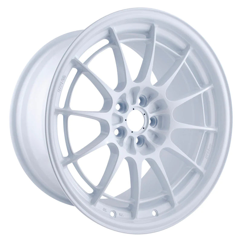 Enkei NT03+M 18x9.5 5x114.3 40mm Offset 72.6mm Bore Vanquish White - 3658956540WP