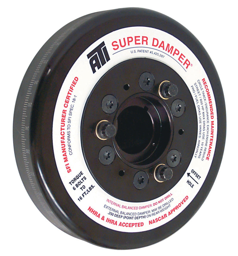 ATI Damper - 8.074in - Steel - Chevy BB - - ATI917062-C-Dub Tech