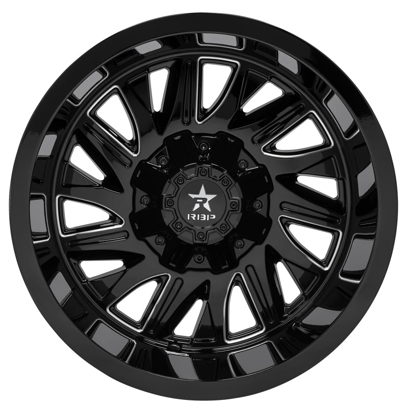 RBP 75R BATALLION GLOSS BLK MACHINED GROOVE