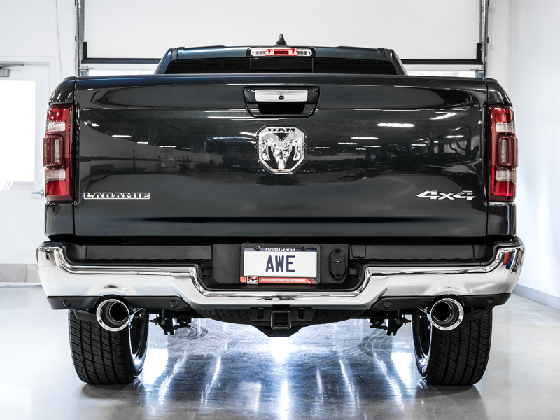 AWE Tuning 19-21 RAM 1500 5.7L (w/Cutouts) 0FG Dual Rear - 3015-32005-C-Dub Tech