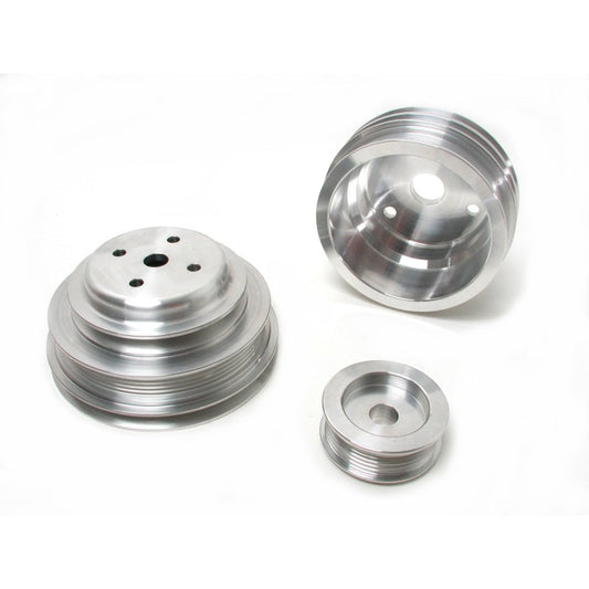 BBK 85-97 GM Truck 305 350 Underdrive Pulley Kit - - 1598-C-Dub Tech