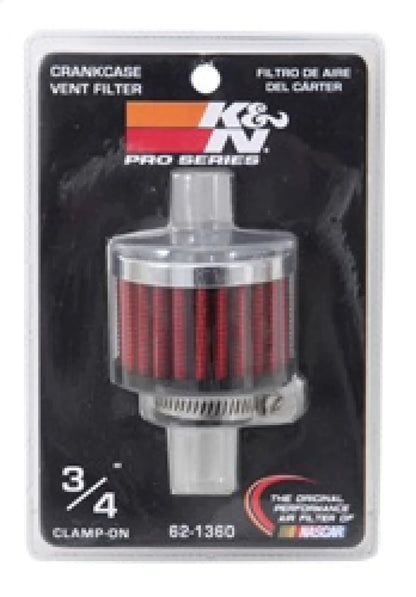 K&N 3/4 inch ID 2 inch OD 1.5 inch H - 62-1360