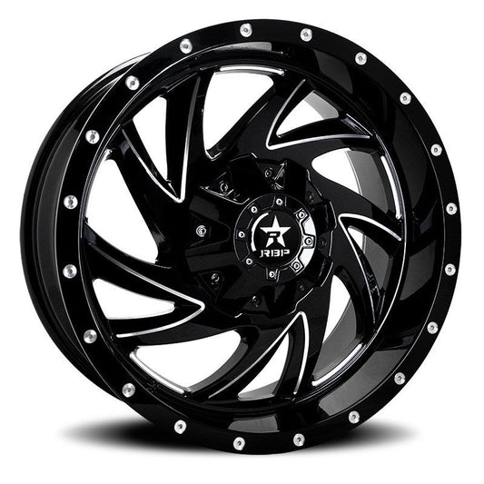 RBP 66R HK-5 GLOSS BLACK MACHINED GROOVES