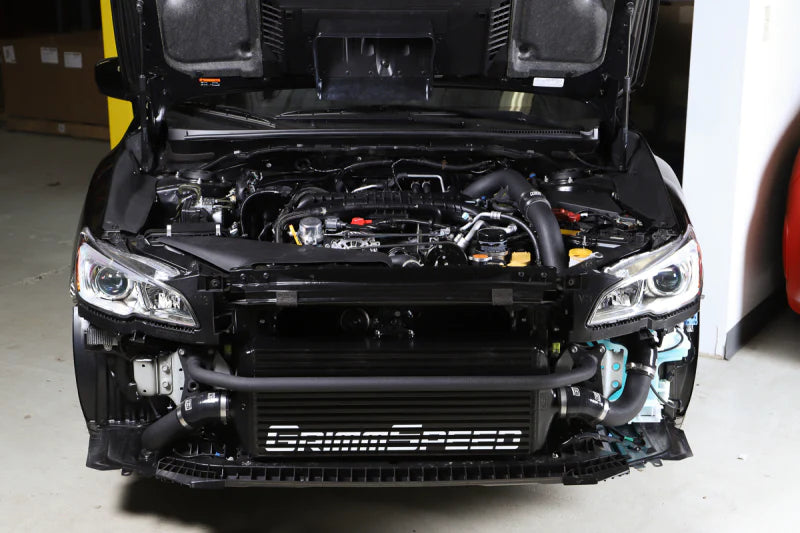 GrimmSpeed 2015+ Subaru WRX Front Mount Intercooler Kit Black Powder - 090256