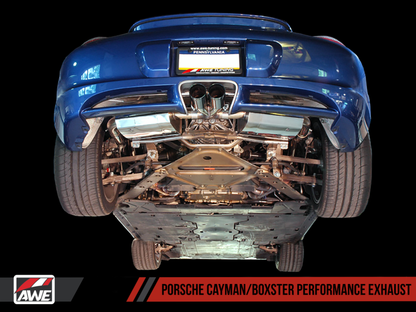 AWE Tuning Optional Porsche 987 Cayman/S Boxster/S Muffler Tip Set - 3010-23014-C-Dub Tech