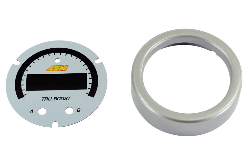 AEM X-Series Tru-BoostX Boost Controller Gauge Accessory Kit - Silver - 30-0352-ACC