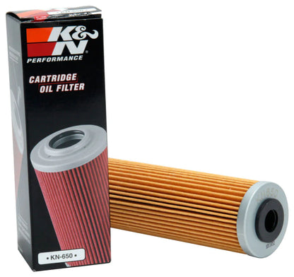 K&N 1.625in OD x 5.05in H Oil Filter - KN-650