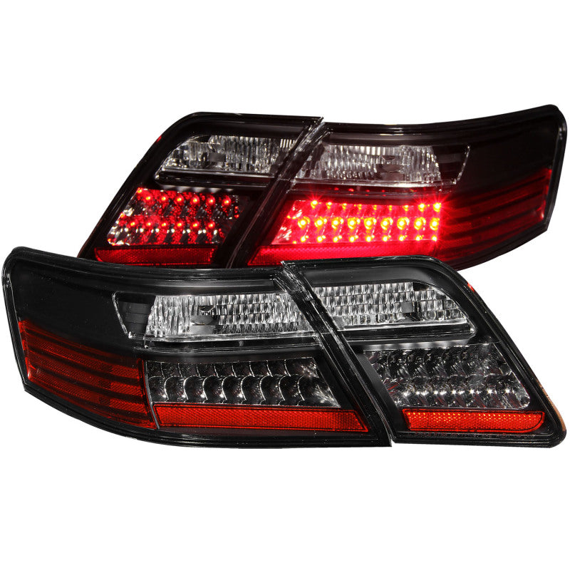 ANZO 2007-2009 Toyota Camry LED Taillights Black - 321163-C-Dub Tech