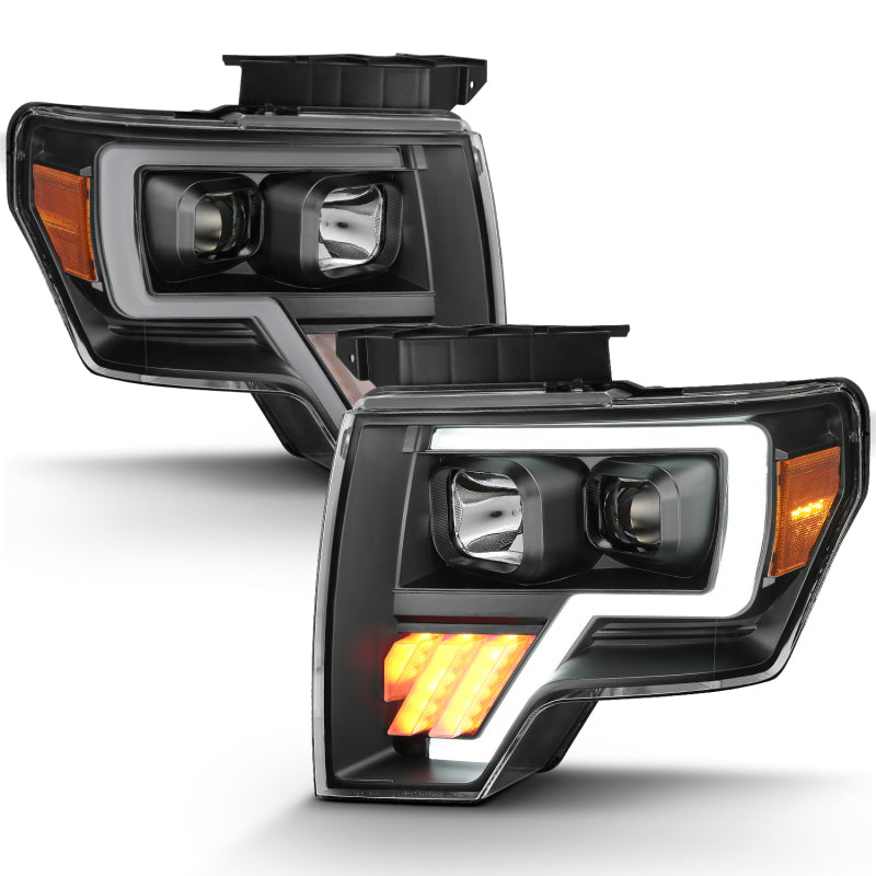 ANZO 2009-2014 Ford F-150 Projector Light Bar G4 H.L. Black - 111445