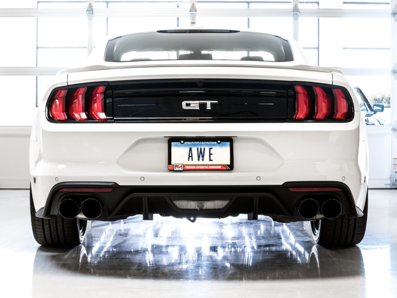 AWE Tuning 2018+ Ford Mustang GT (S550) Cat-back Exhaust - - 3015-43106-C-Dub Tech
