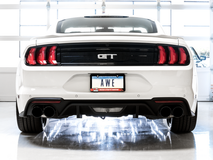 AWE Tuning 2018+ Ford Mustang GT (S550) Cat-back Exhaust - - 3015-43106-C-Dub Tech