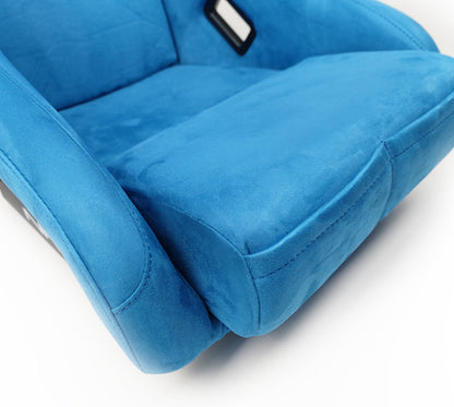 NRG FRP Bucket Seat ULTRA Edition - Medium (Blue Alcantara/Pearlized - FRP-303BL-ULTRA