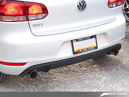 AWE Tuning Mk6 GTI Performance Catback - Chrome Silver Round - 3015-32036-C-Dub Tech