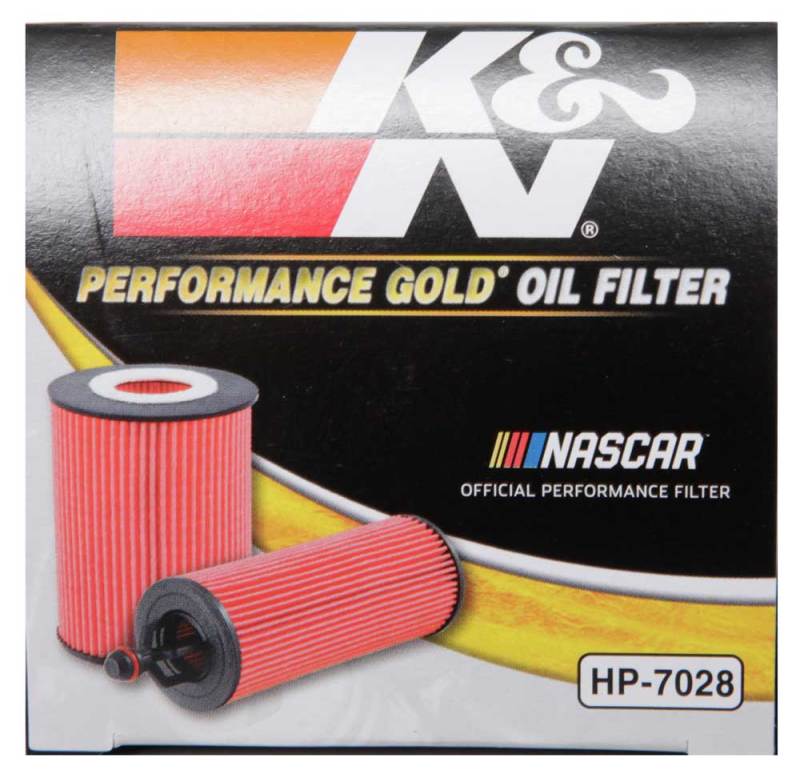 K&N Performance Oil Filter for 2010+ Mercedes Benz GLE350D 3.0L - HP-7028