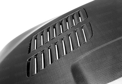 Seibon 12-13 BMW F30 GTR-Style Carbon Fiber Hood - HD1213BMWF30-GTR