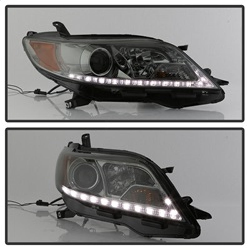 Spyder 11-14 Toyota Sienna Projector Headlights - DRL LED - - 5083999