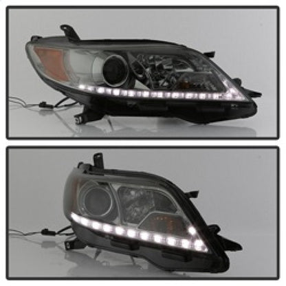 Spyder 11-14 Toyota Sienna Projector Headlights - DRL LED - - 5083999