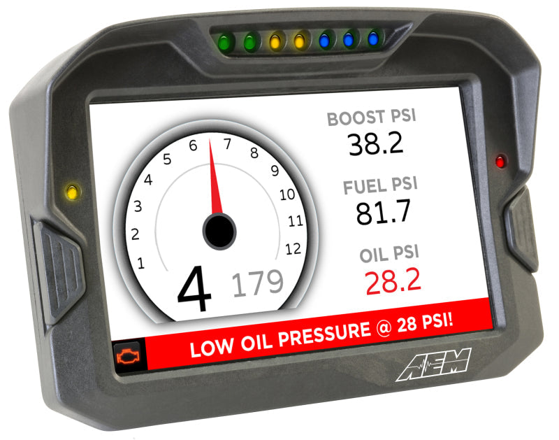 AEM CD-7 Non Logging Race Dash Carbon Fiber Digital Display - 30-5700-C-Dub Tech