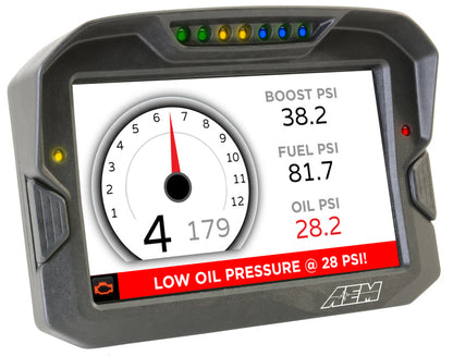 AEM CD-7 Non Logging Race Dash Carbon Fiber Digital Display - 30-5700-C-Dub Tech