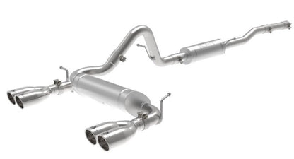 aFe Vulcan Series 2.5in 304SS Cat-Back Exhaust 07-18 Jeep Wrangler - 49-38087-P