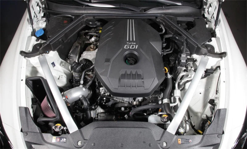 K&N 2018 Kia Stinger L4-2.0L F/I Silver Typhoon Short Ram - 69-5320TS