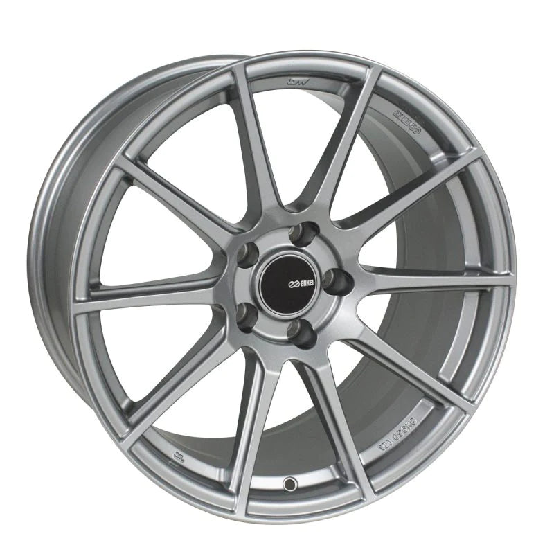 Enkei TS10 18x8 5x114.3 40mm Offset 72.6mm Bore Grey Wheel - 499-880-6540GR