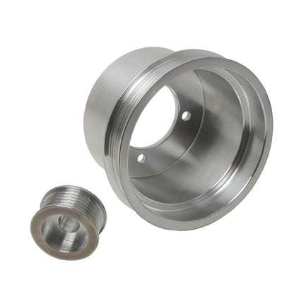 BBK 94-98 Mustang 3.8 V6 Underdrive Pulley Kit - Lightweight - 1619-C-Dub Tech