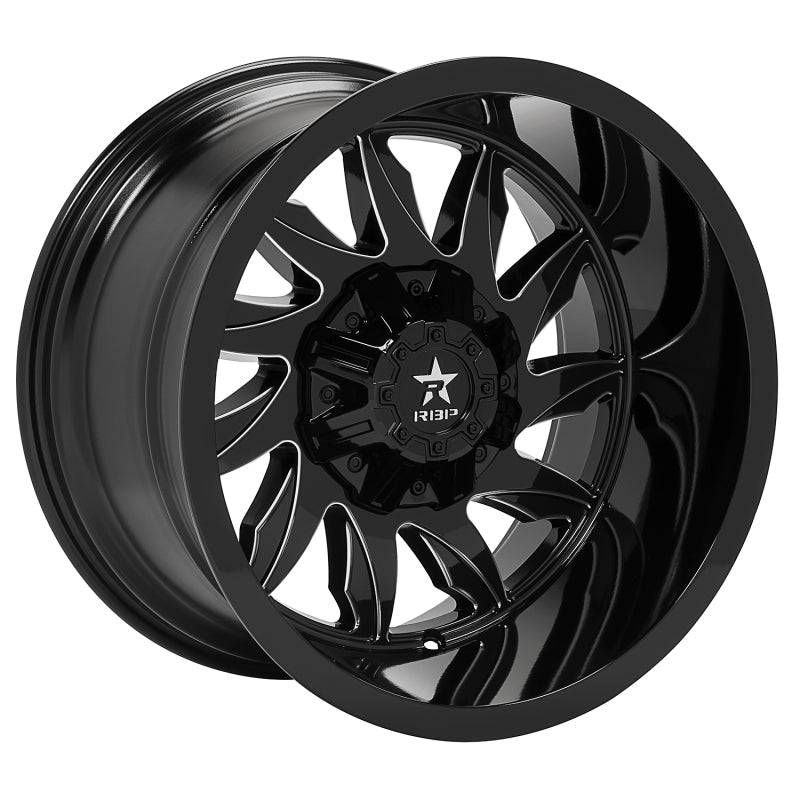 RBP 74R SILENCER GLOSS BLK MACHINED GROOVES