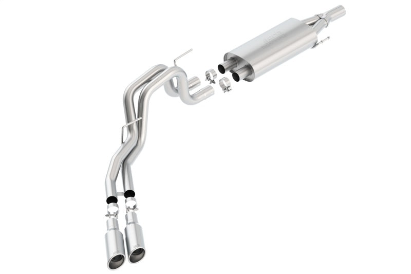 Borla 10-14 Ford F-150 SVT Raptor 6.2L-8cyl SS Catback Exhaust - 140383-C-Dub Tech