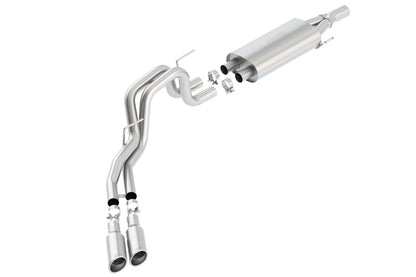 Borla 10-14 Ford F-150 SVT Raptor 6.2L-8cyl SS Catback Exhaust - 140383-C-Dub Tech