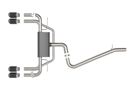 aFe MACHForce XP 3in-2.5in 304SS Exhaust Cat-Back 15-20 Audi S3 - 49-36442-C