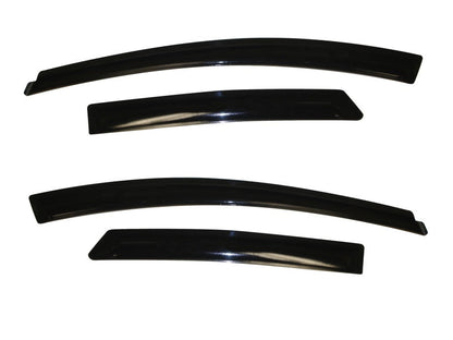 AVS 12-18 Ford Focus Ventvisor Outside Mount Window Deflectors 4pc - 94373-C-Dub Tech
