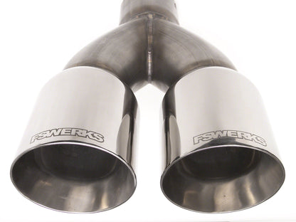 FSWERKS Stainless Steel Catback Competition Exhaust System - Ford Focus ST 2.0L 2013-2018