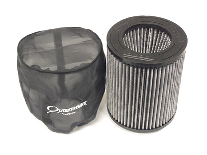 Outerwears Pre-filter water-repellent cover for open-ended air filter (Green Filter, Cobb, Roush, Mountune,K&N Etc)