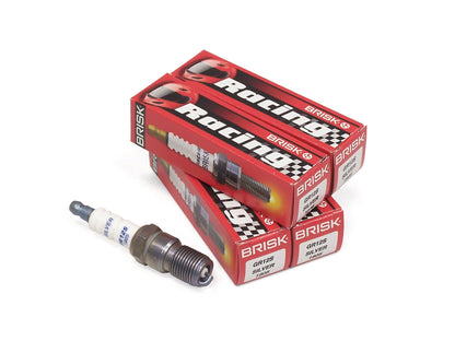 Brisk Silver Racing GR12S Spark Plugs 4 Pack - Ford Focus Duratec 2.0L & 2.3L - 2 Step Colder