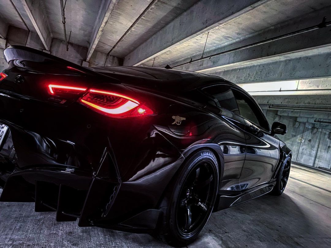 CMST Tuning Carbon Fiber Rear Bumper & Diffuser for Infiniti Q60 to Project Black S concept 2017-2022