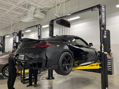 CMST Tuning Carbon Fiber Rear Bumper & Diffuser for Infiniti Q60 to Project Black S concept 2017-2022