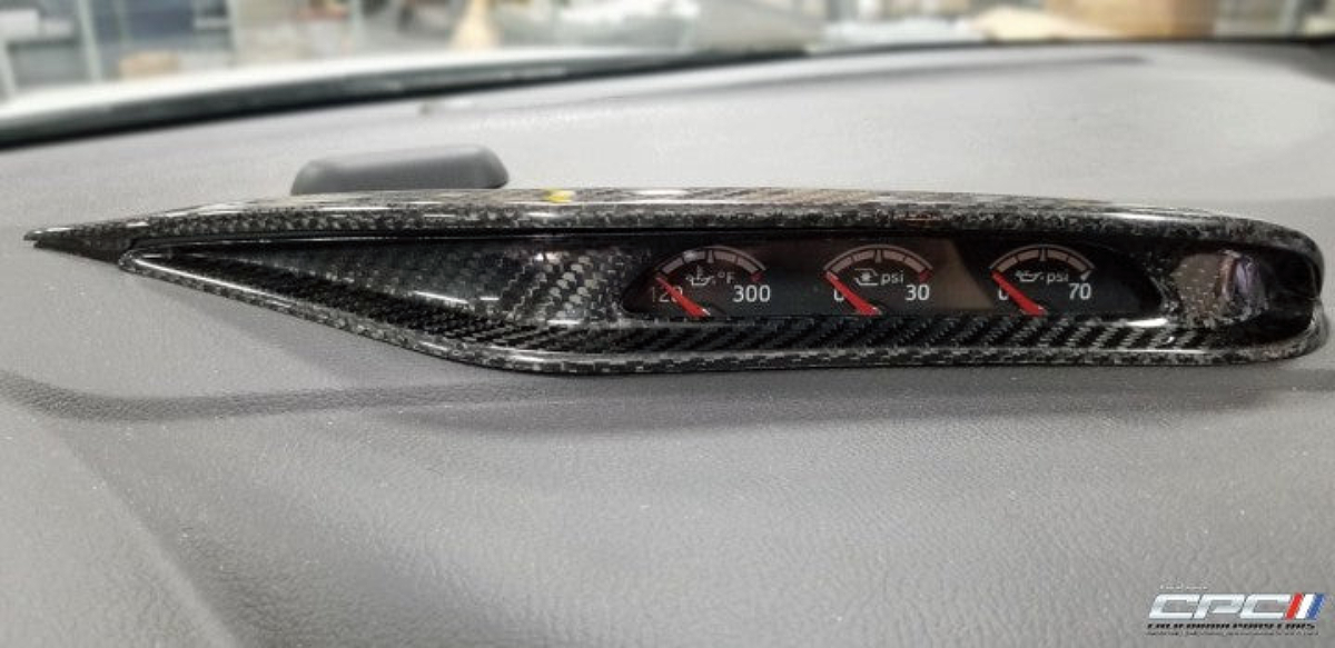 NXT Generation Carbon Fiber Top Dash Gauge Pod Cover - 2012-2018 Focus ST/RS
