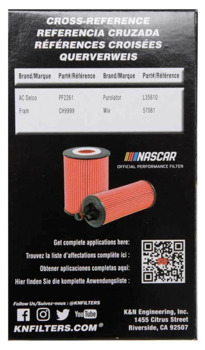 K&N Performance Gold Oil Filter for Hyundai/Kia V6 06-08 Azera/Sonata/Sedona/07-08 - HP-7022