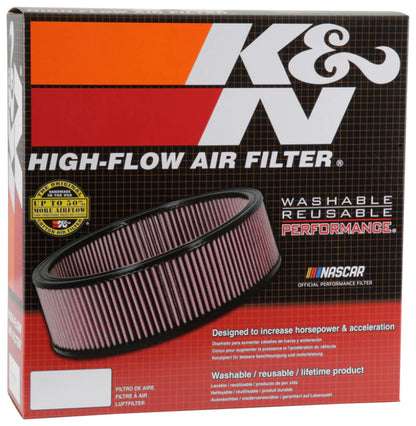 K&N Replacement Air Filter MERCEDES-BENZ V8 w/F/I, 1976-93 - E-2872