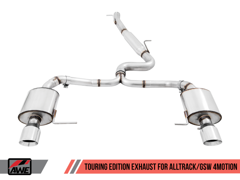 AWE Tuning VW MK7 Golf Alltrack/Sportwagen 4Motion Touring Edition Exhaust - 3015-32098-C-Dub Tech