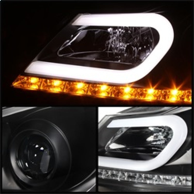 Spyder Mercedes Benz W204 C-Class 12-13 Projector Halogen Model- DRL - 5074249