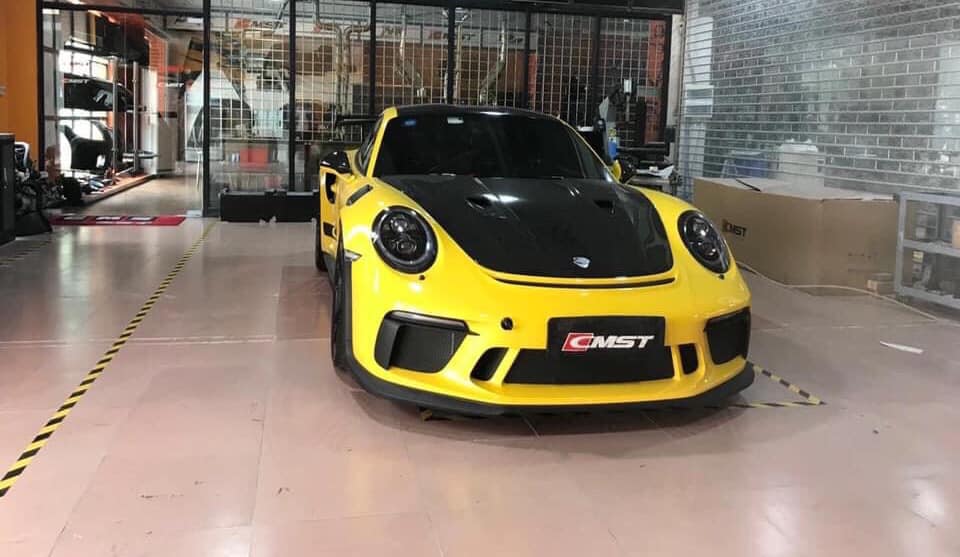 CMST Carbon Fiber GT2RS Style Hood For Porsche 911 991.1 991.2 Turbo GT3 GT3RS 718 Cayman Boxster