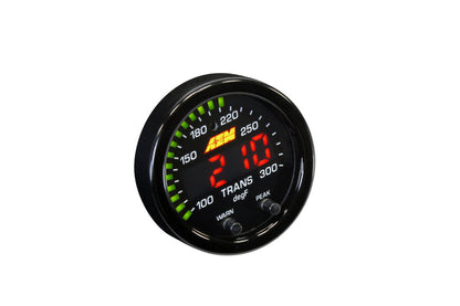 AEM X-Series Temperature 100-300F Gauge Kit (ONLY Black Bezel and - 30-0302