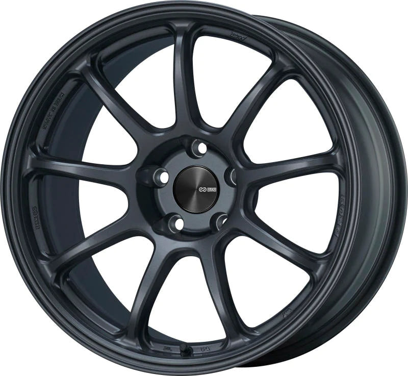 Enkei PF09 16x7 4x100 45mm Offset 67mm Bore Matte Gunmetal - 540-670-4945GM