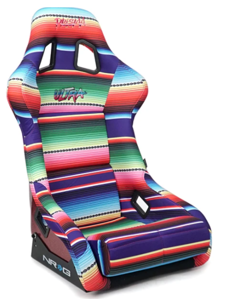 NRG FRP Bucket Seat PRISMA Serepi Edition W/ Red Pearlized - FRP-302-MEXICALI