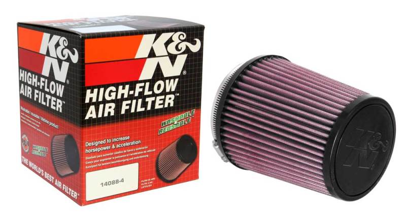 K&N Universal Air Filter 4in Flange / 5-3/8in Base / - RU-4550