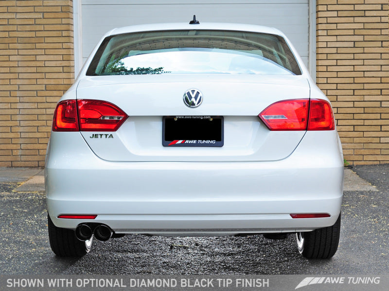 AWE Tuning MK6 Jetta TDI Touring Edition Exhaust - Diamond - 3015-23026-C-Dub Tech